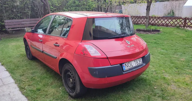 renault megane warmińsko-mazurskie Renault Megane cena 5658 przebieg: 360000, rok produkcji 2003 z Płońsk